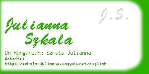 julianna szkala business card